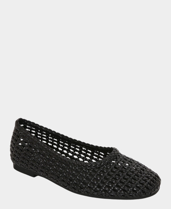 
Woven Ballet Flat in BLACK view 1