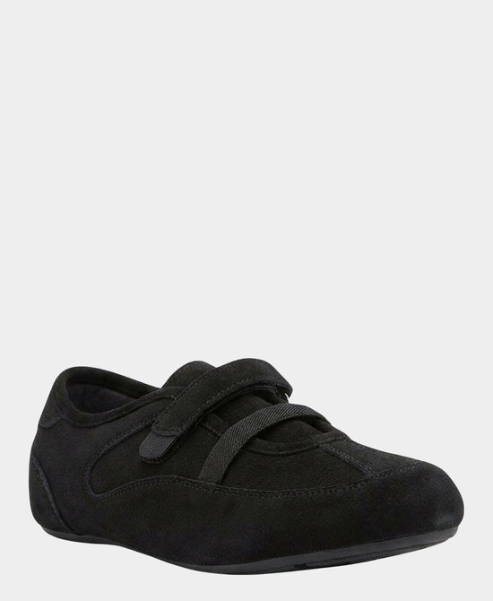 
Mary Jane Velcro Ballet Sneaker in BLACK view 1