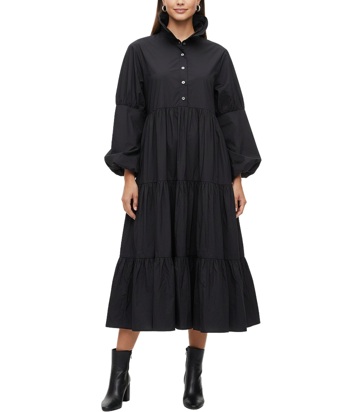 Tiered Midi Dress view 2