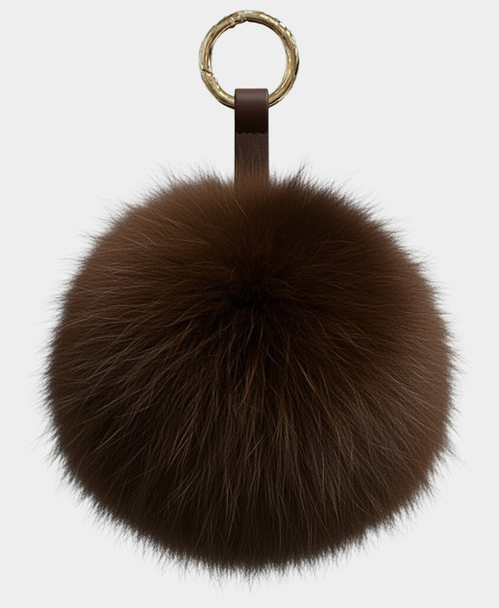 Fox Fur Key Chain / Bag Charm view 
