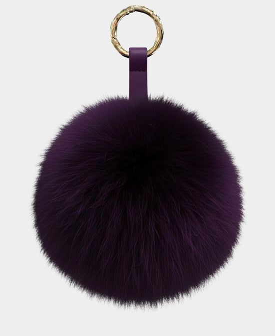 Fox Fur Key Chain / Bag Charm view 