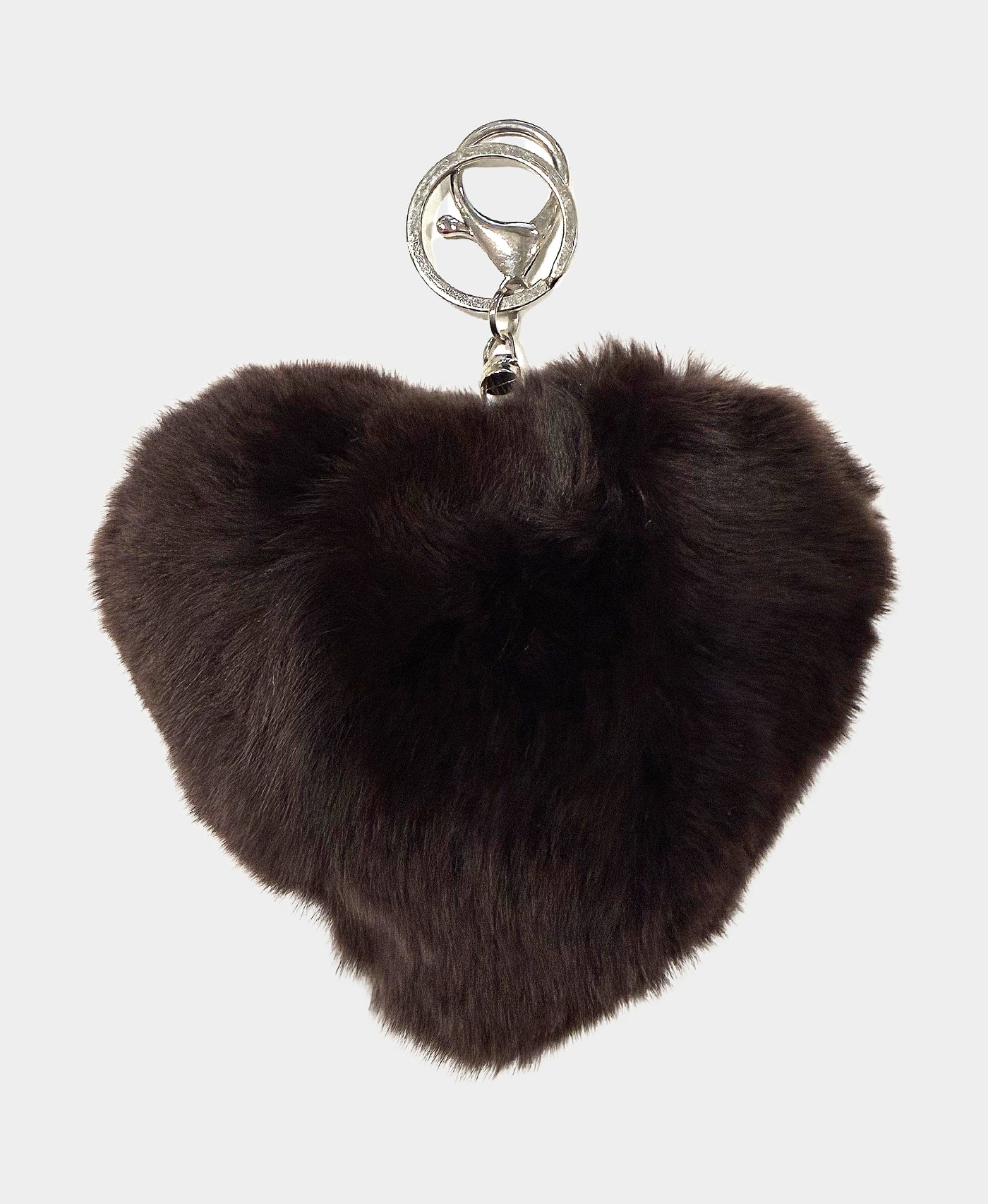 Heart Fur Key Chain / Bag Charm view 1