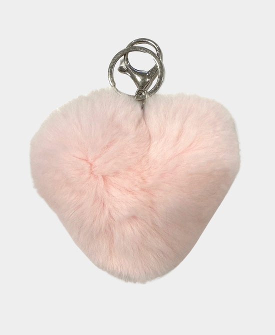 Heart Fur Key Chain / Bag Charm view 