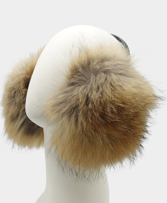 Fox Earmuffs w/ Leather Band view 