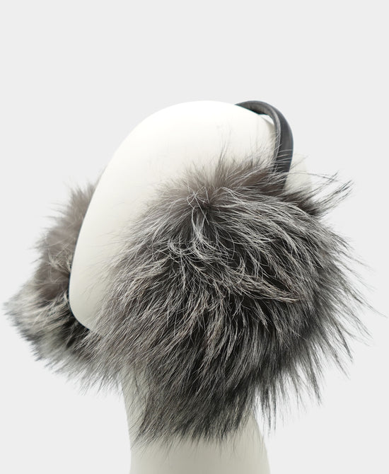 Fox Fur Earmuffs view 