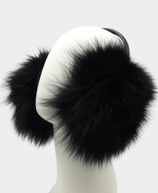 Fox Earmuffs w/ Leather Band view 