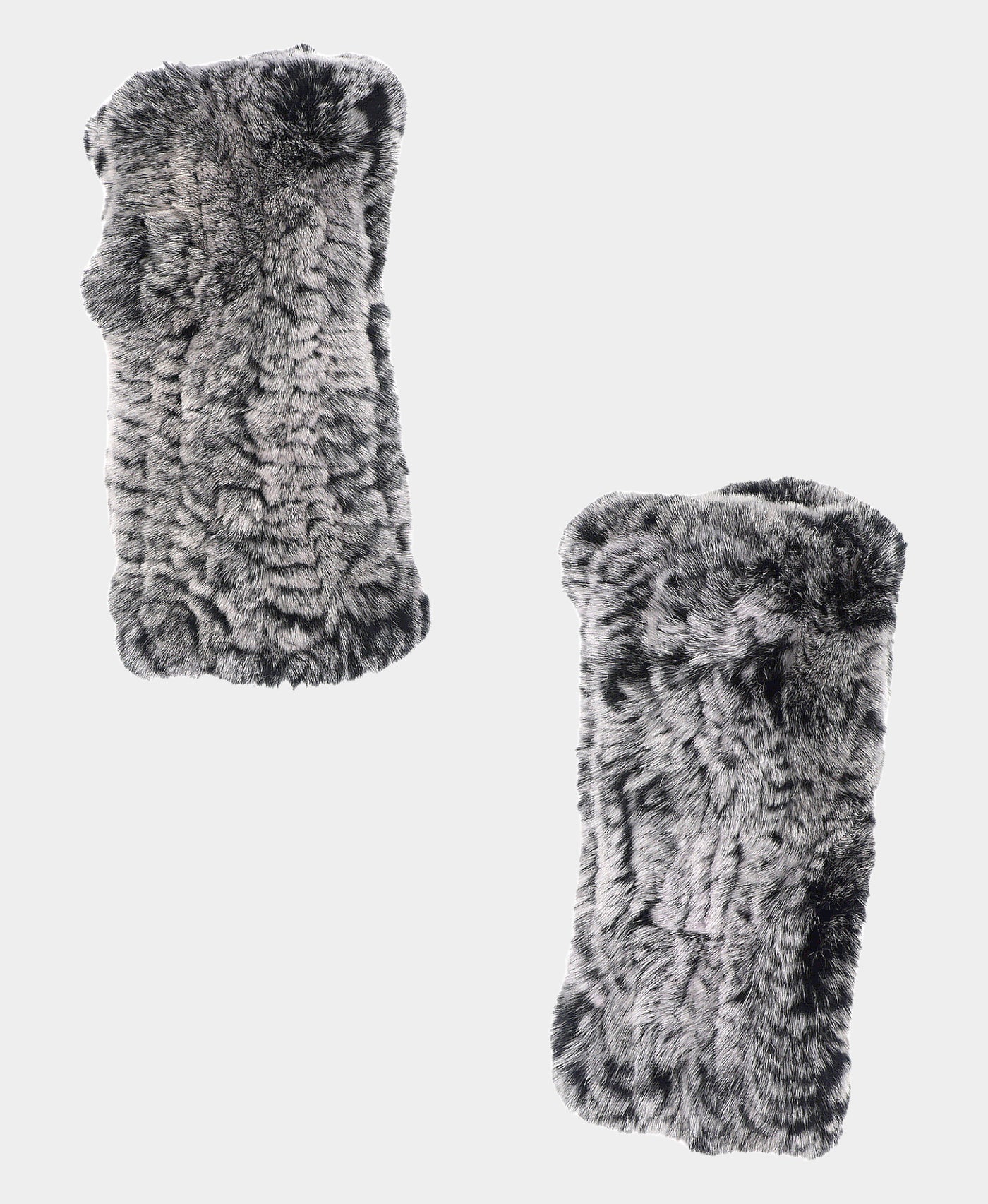 Fur Fingerless Gloves view 1