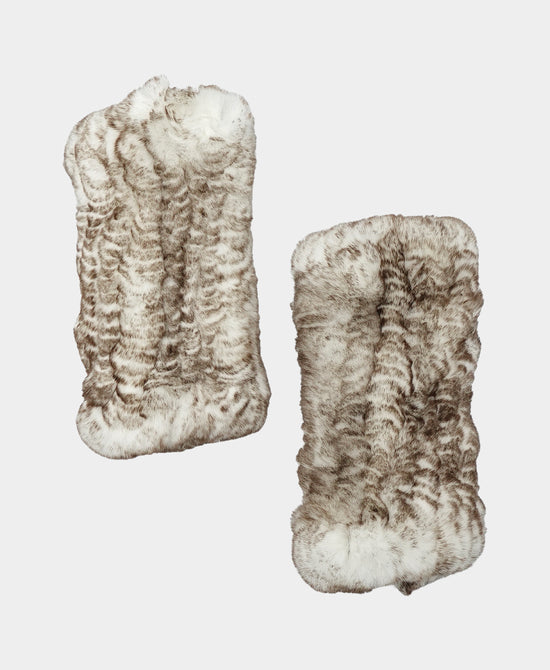 Fur Fingerless Gloves view 