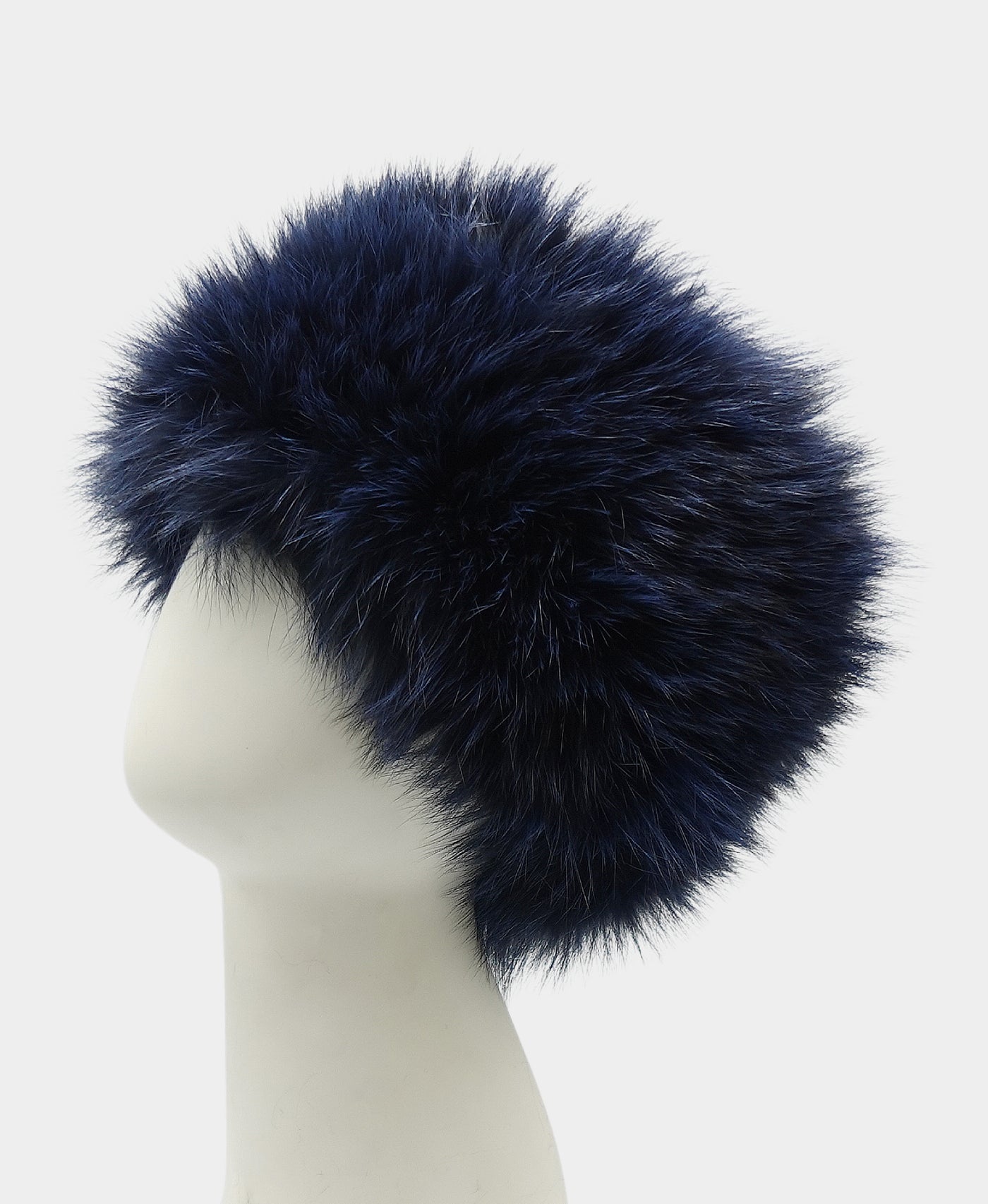 Knitted Fox Fur Headband/Neck Warmer view 1