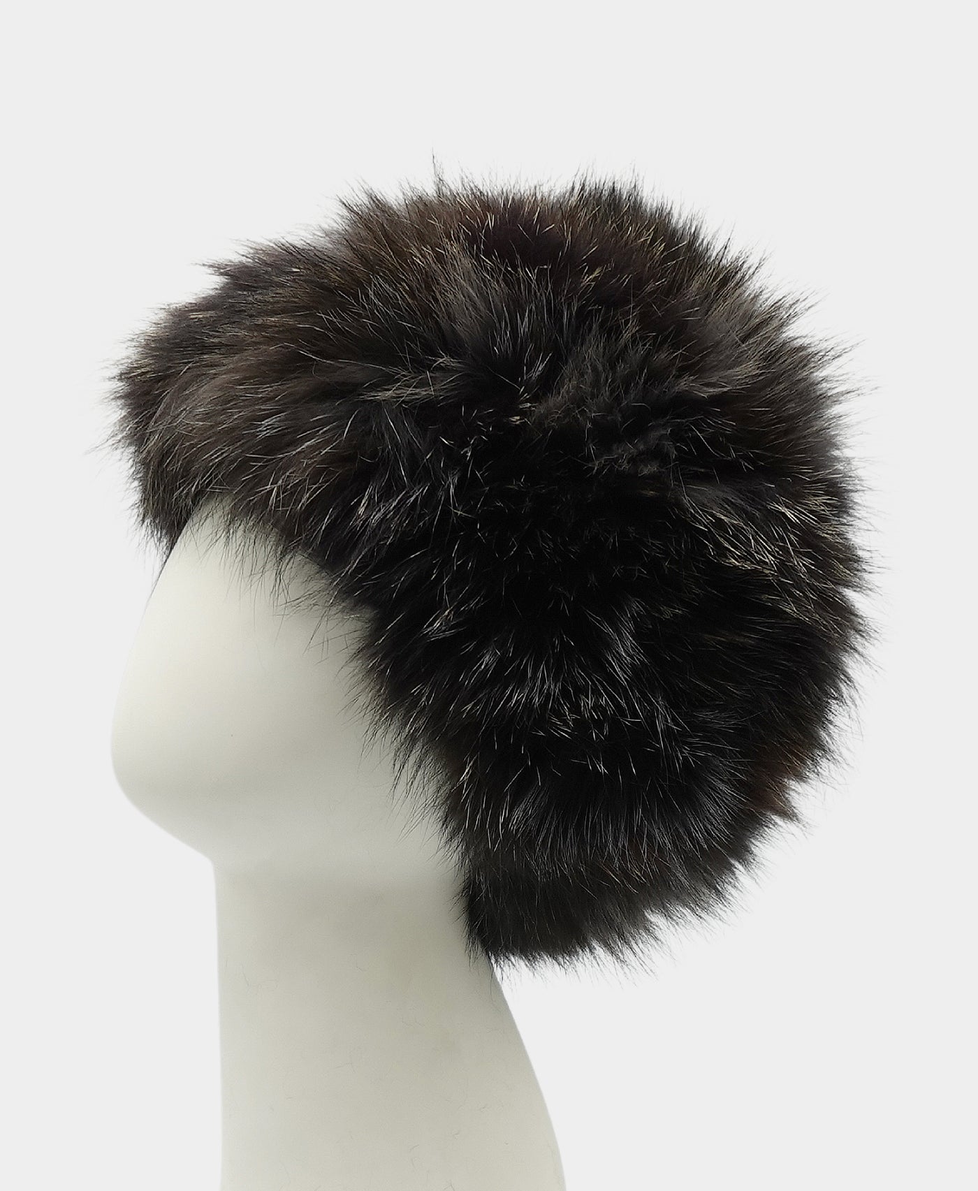 Knitted Fox Fur Headband/Neck Warmer view 1