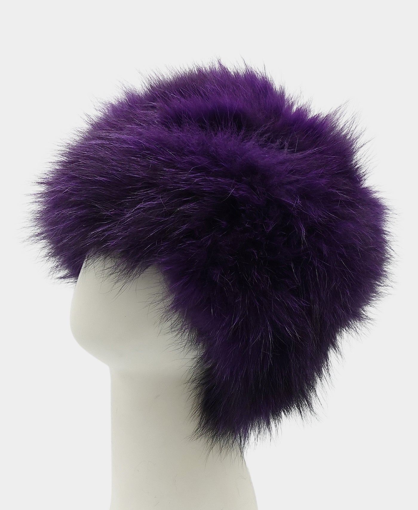 Knitted Fox Fur Headband/Neck Warmer view 1