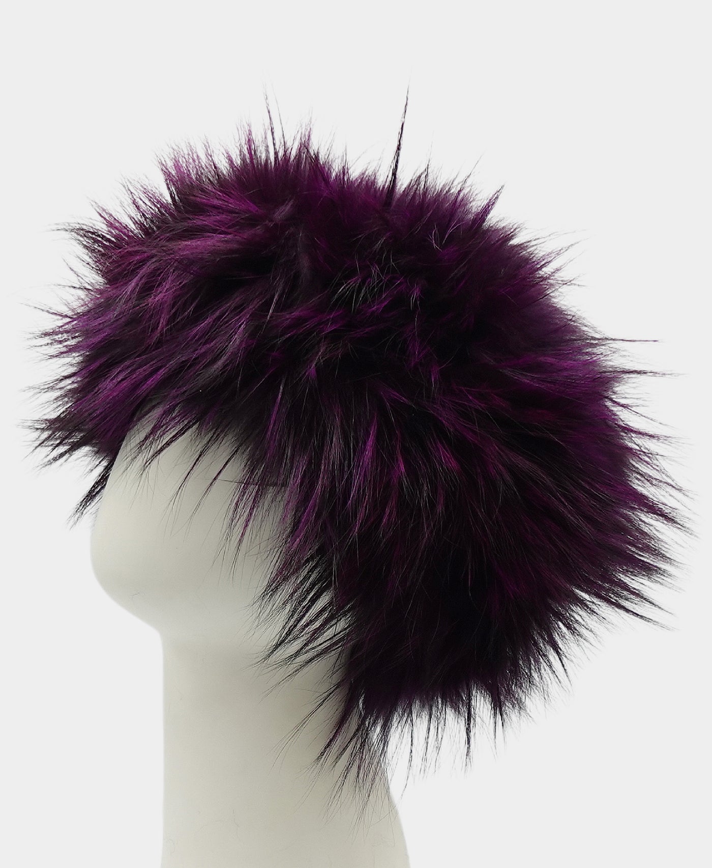 Knitted Fox Fur Headband/Neck Warmer view 1