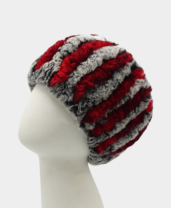 Knitted Fur Headband/Neck Warmer view 