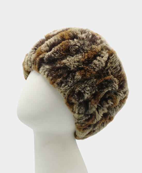 Knitted Fur Headband/Neck Warmer view 
