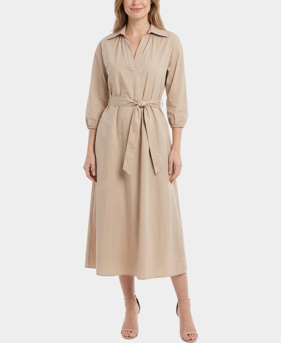 Solid Midi Dress view 1