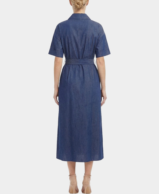 Denim Midi Dress view 2