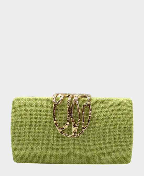 Straw Clutch Bag view 1