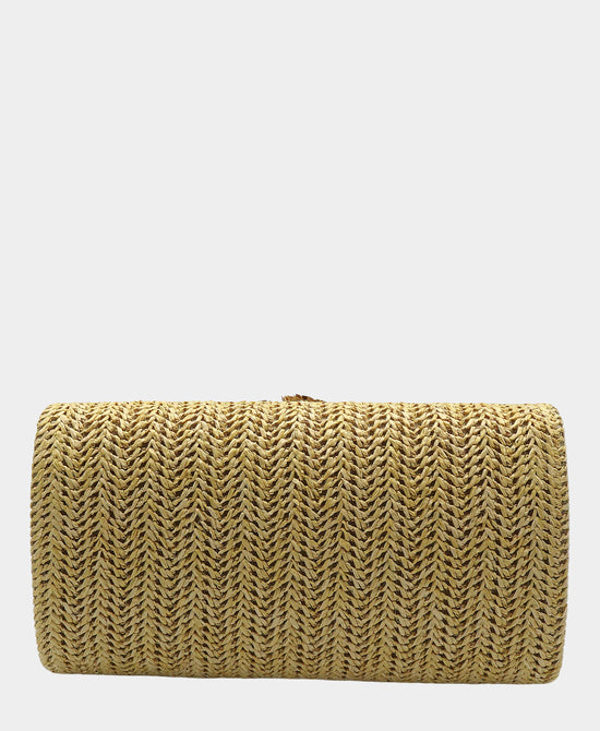 Straw Clutch Bag view 2