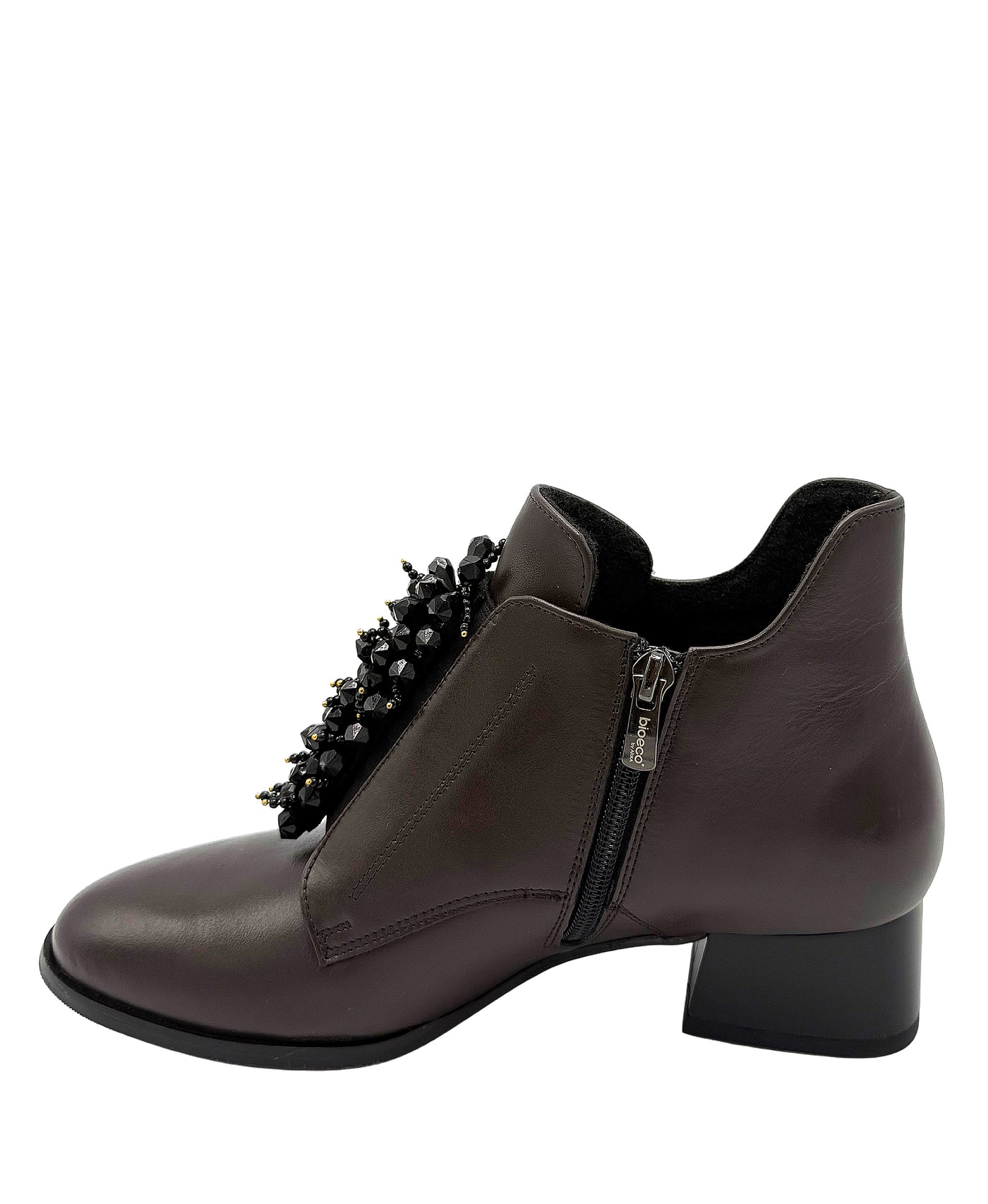 Leather Bootie w/ Beads view 2