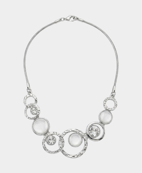 
Round Statement Necklace in SILVER view 2