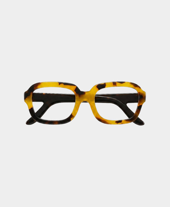 
Resin Square Glasses Brooch in BROWN view 1