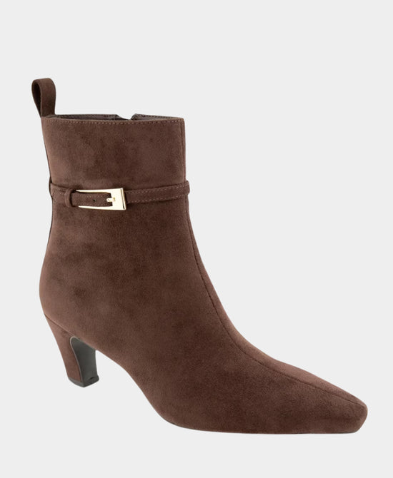 
Faux Suede Bootie w/ Buckle in ESPRESSO view 1