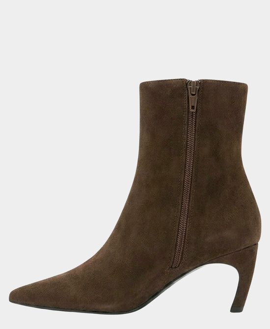 
Faux Suede Bootie in OLIVE view 2