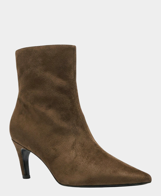 
Faux Suede Bootie in OLIVE view 1
