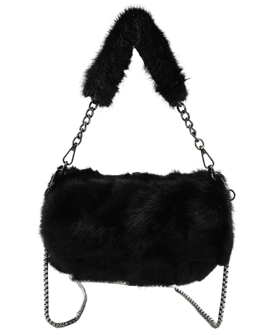 Fur Mini Handbag view 