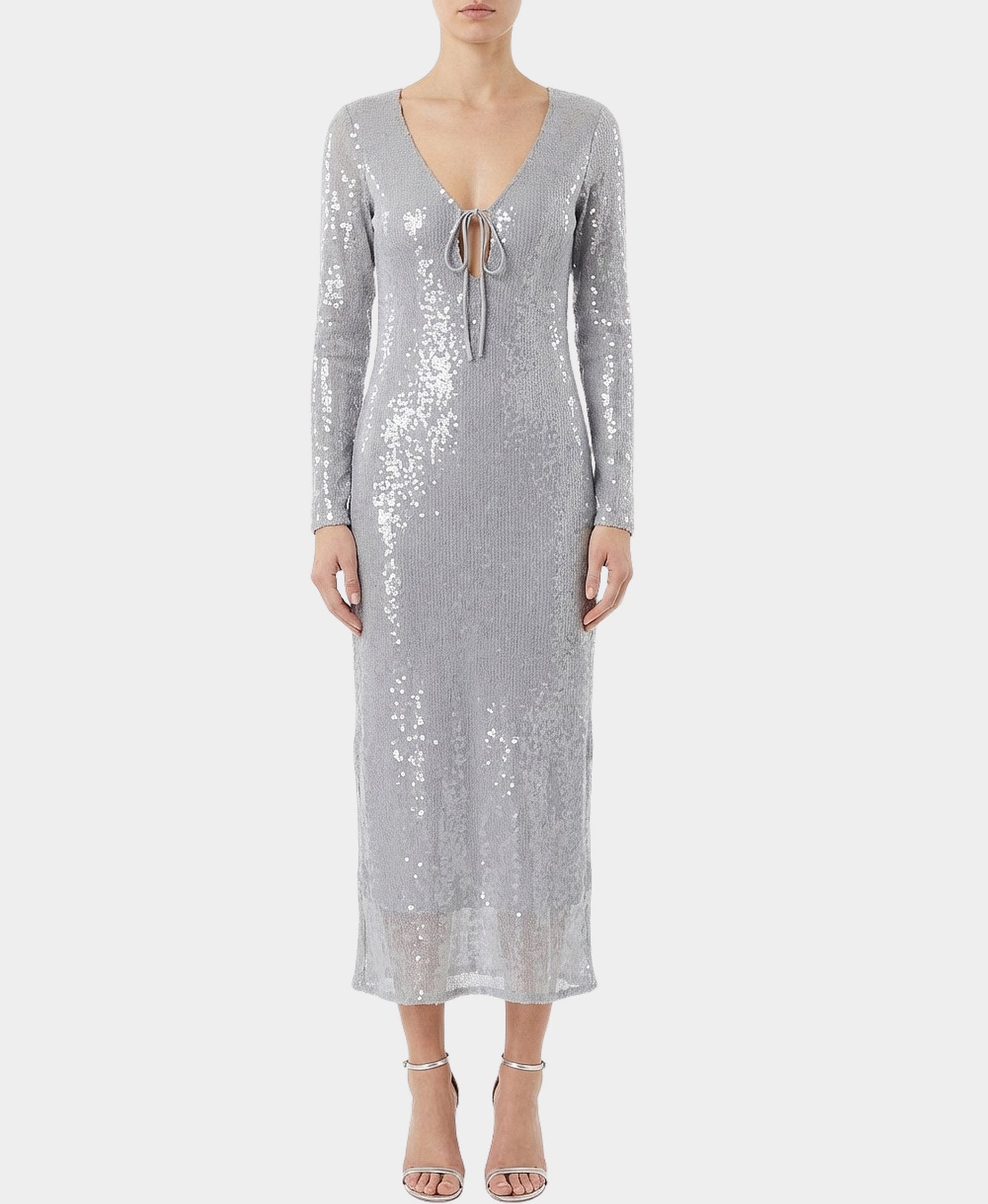 Sequin Maxi Dress view 1