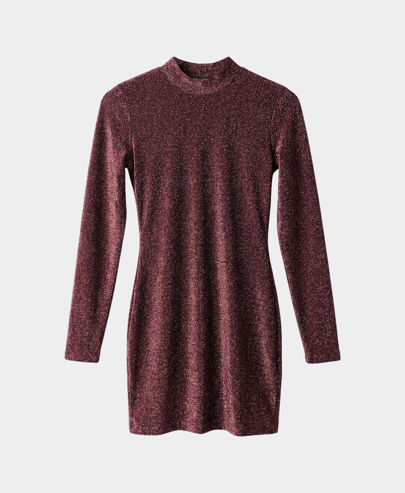 Shimmer Mock Neck Dress view 3