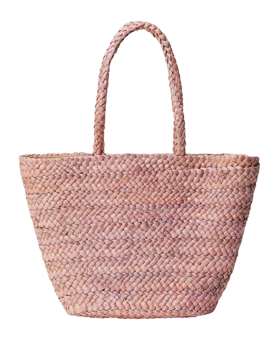 Large Woven Straw Tote Bag view 1