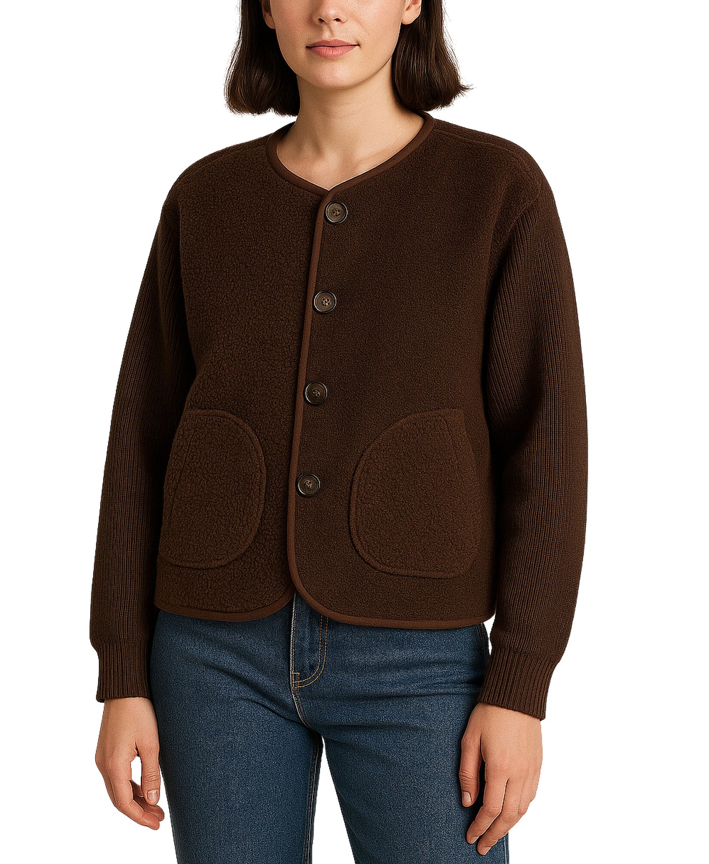 Sweater w/ Teddy Fleece view 1