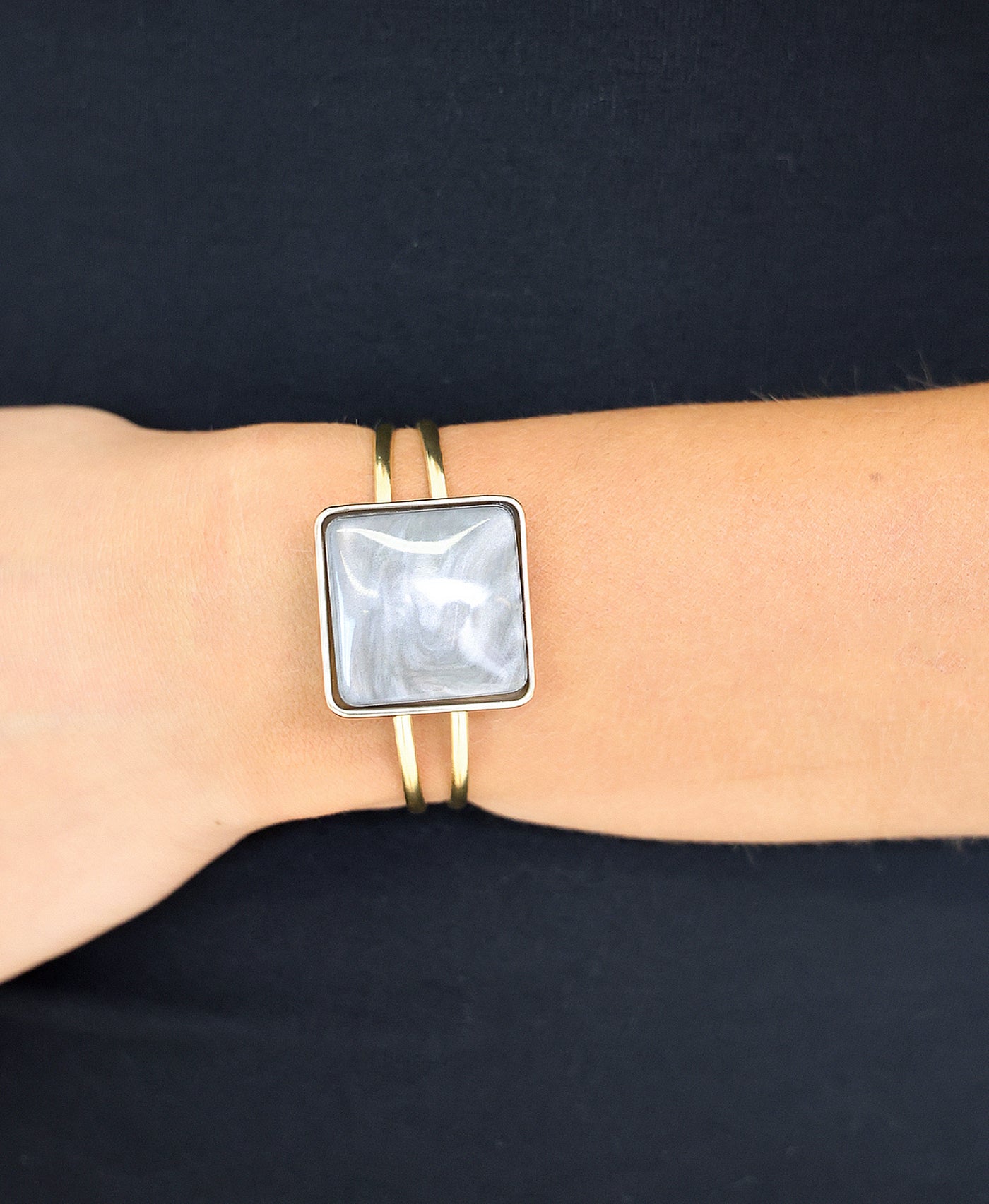 Square Cuff Bracelet view 1