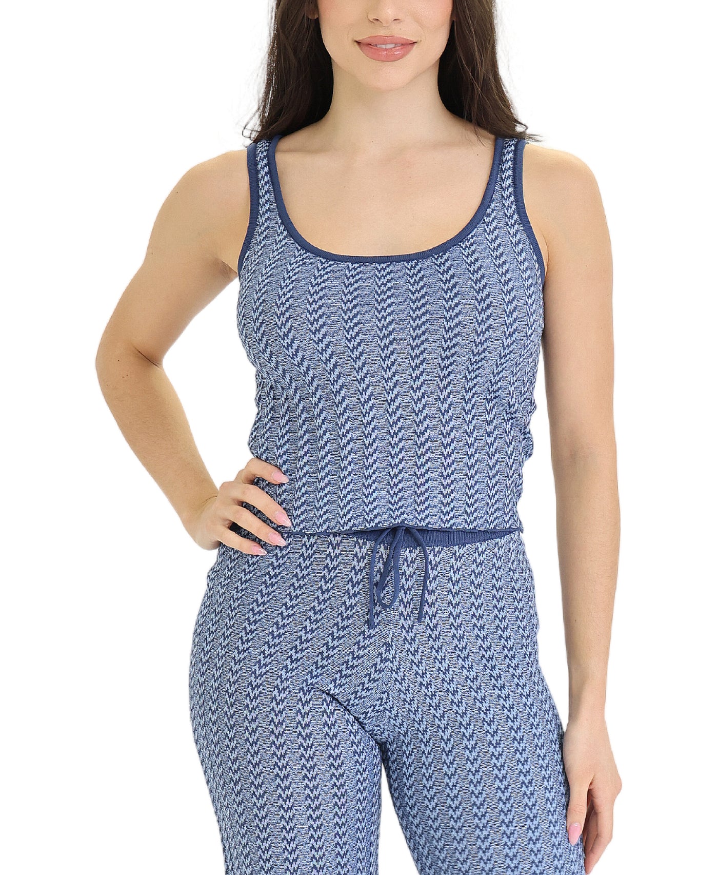 Houndstooth Knit Tank view 1