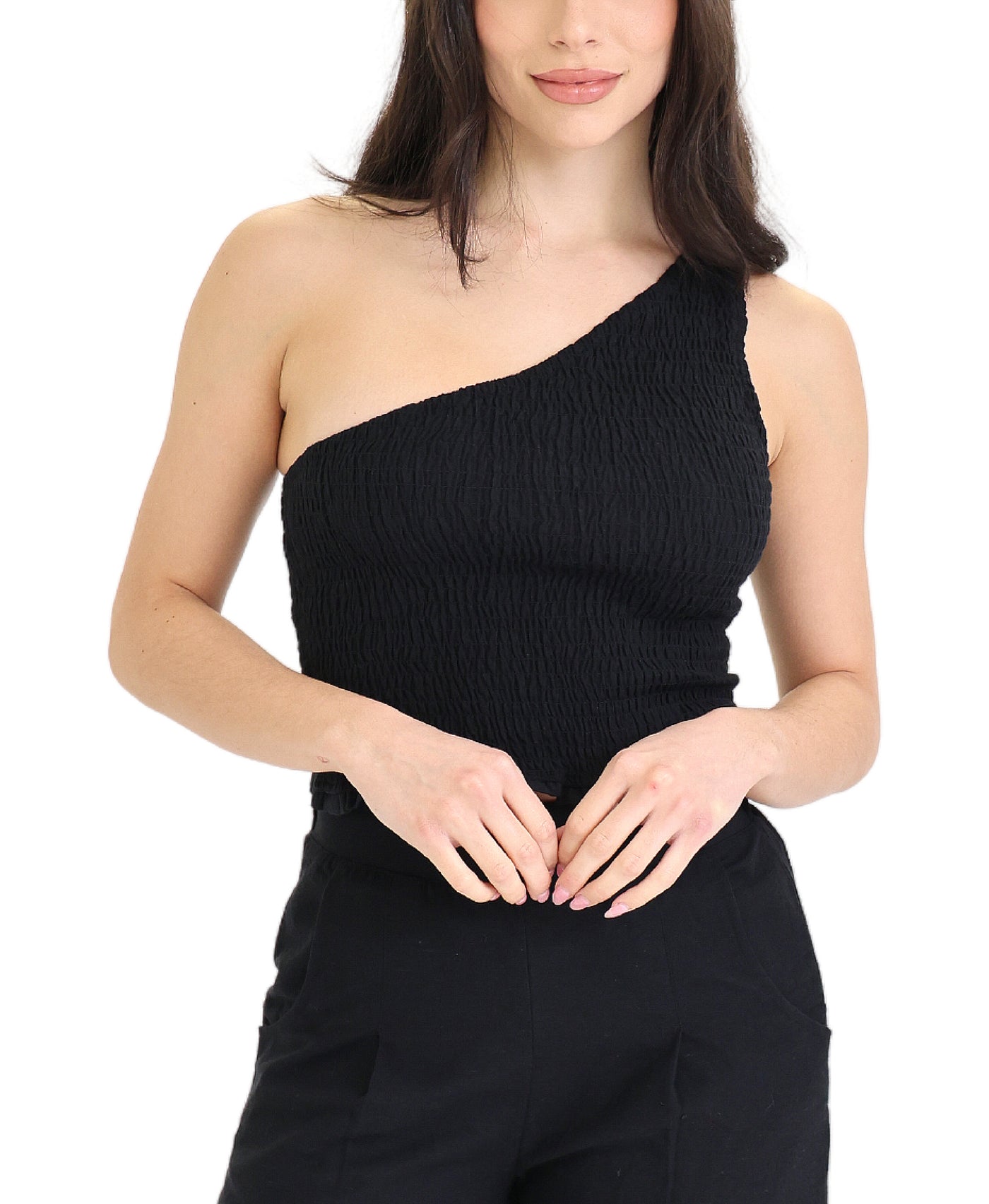 One Shoulder Top view 1