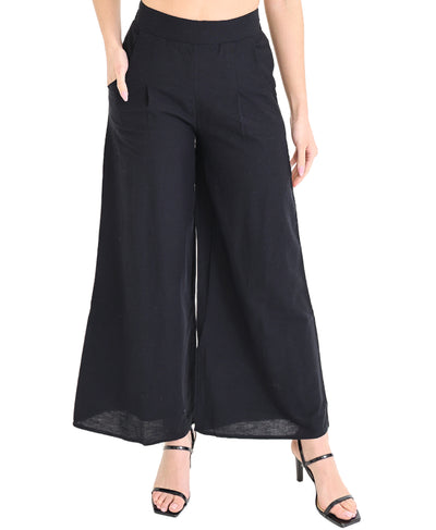 Linen Wide Leg Pants image 1