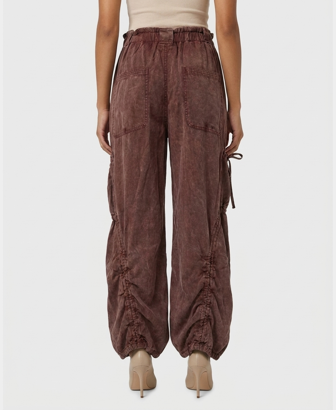 Cargo Pocket Drawstring Pants – FOX'S - Online