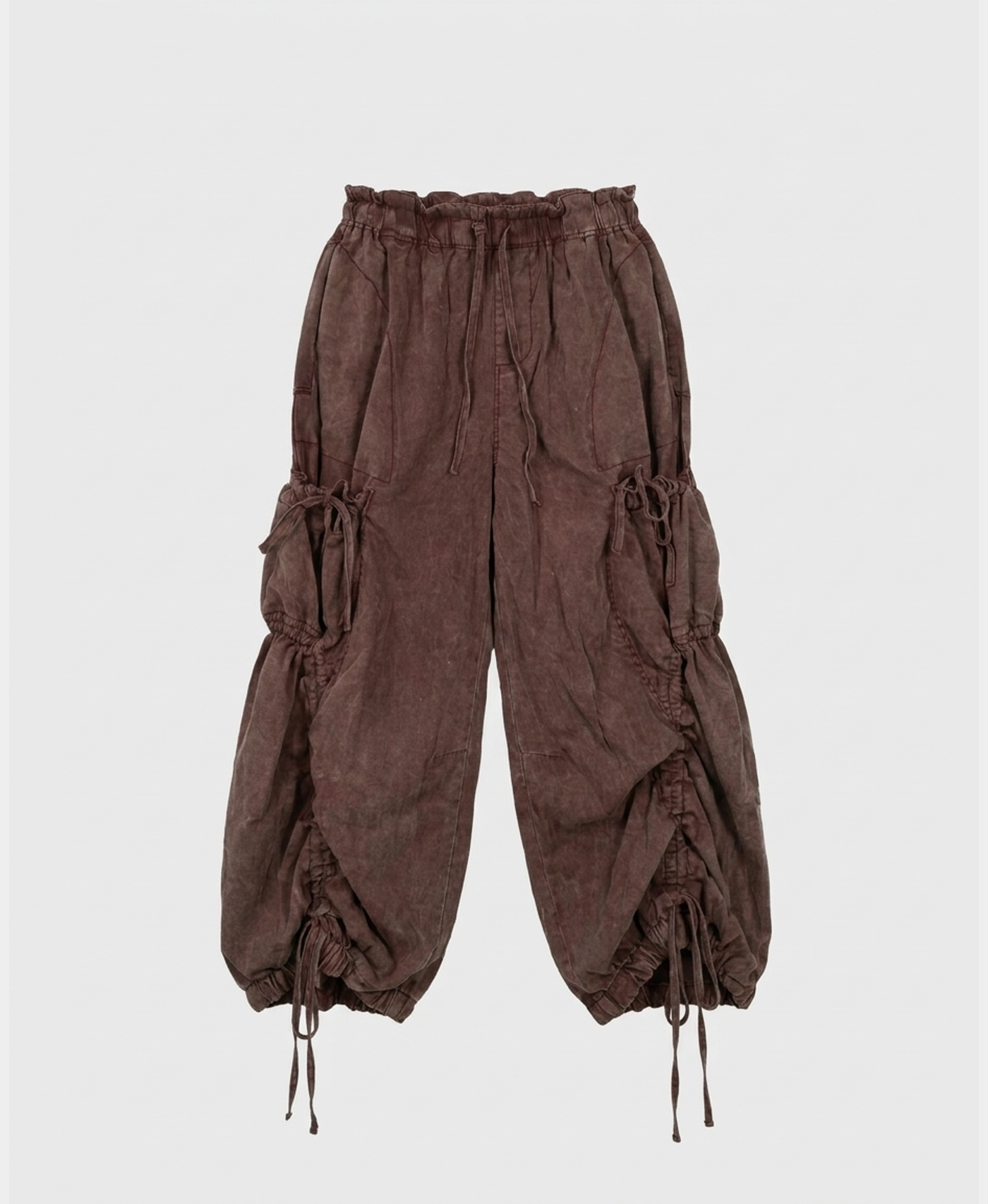 Cargo Pocket Drawstring Pants – FOX'S - Online