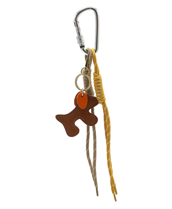 Faux Leather Dog Bag Charm/Keychain view 