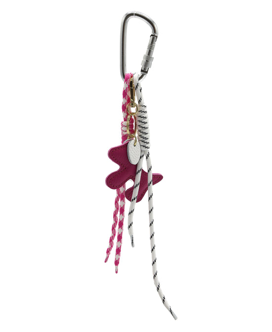 Faux Leather Dog Bag Charm/Keychain view 