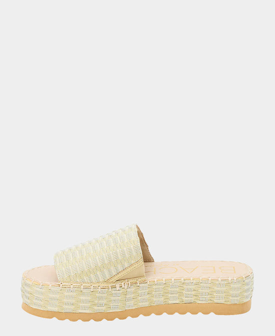 
Woven Platform Sandal in PISTACHIO MULTI view 2