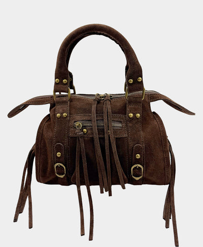Small Suede Fringe Handbag image 1