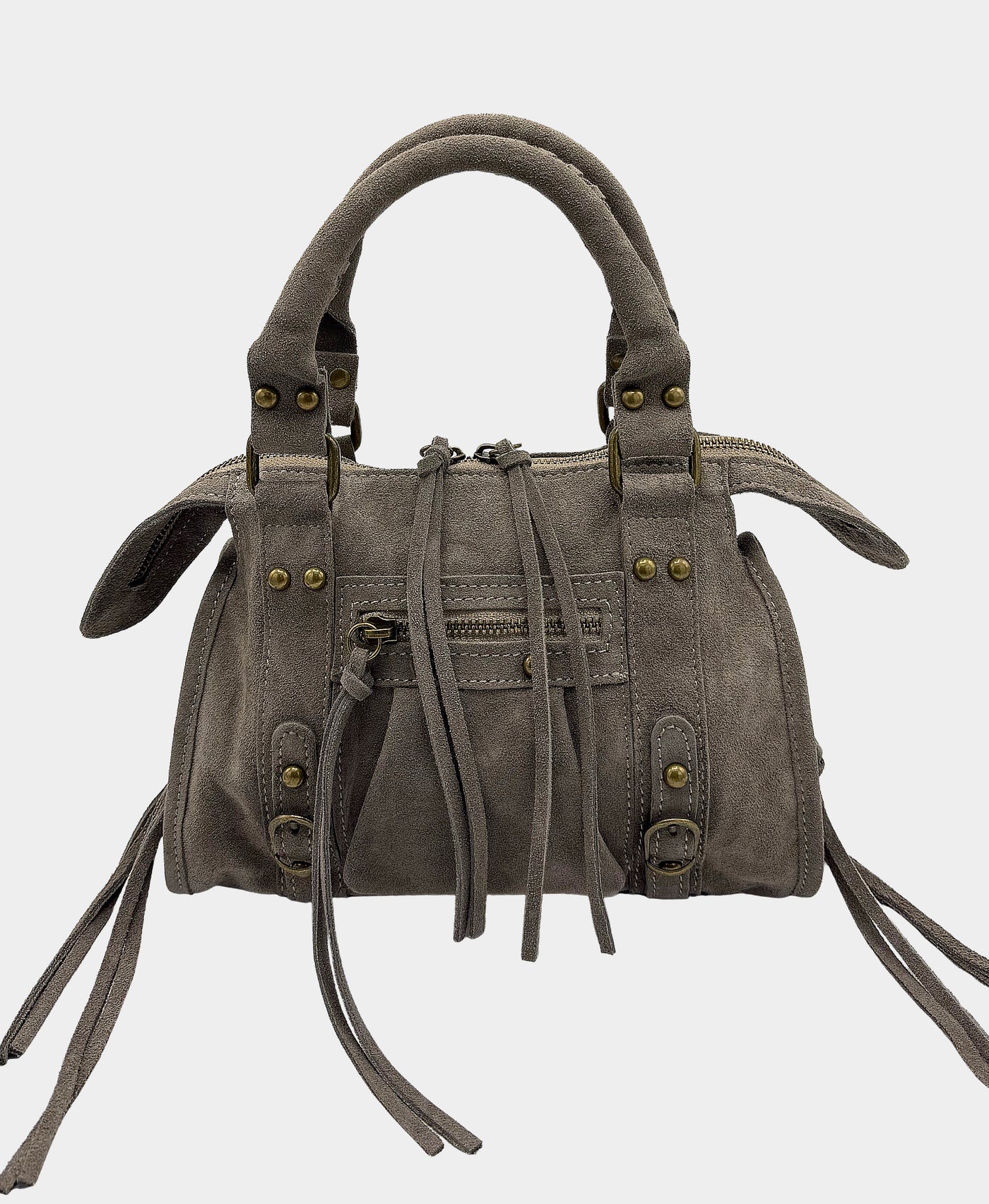 Small Suede Fringe Handbag view 4