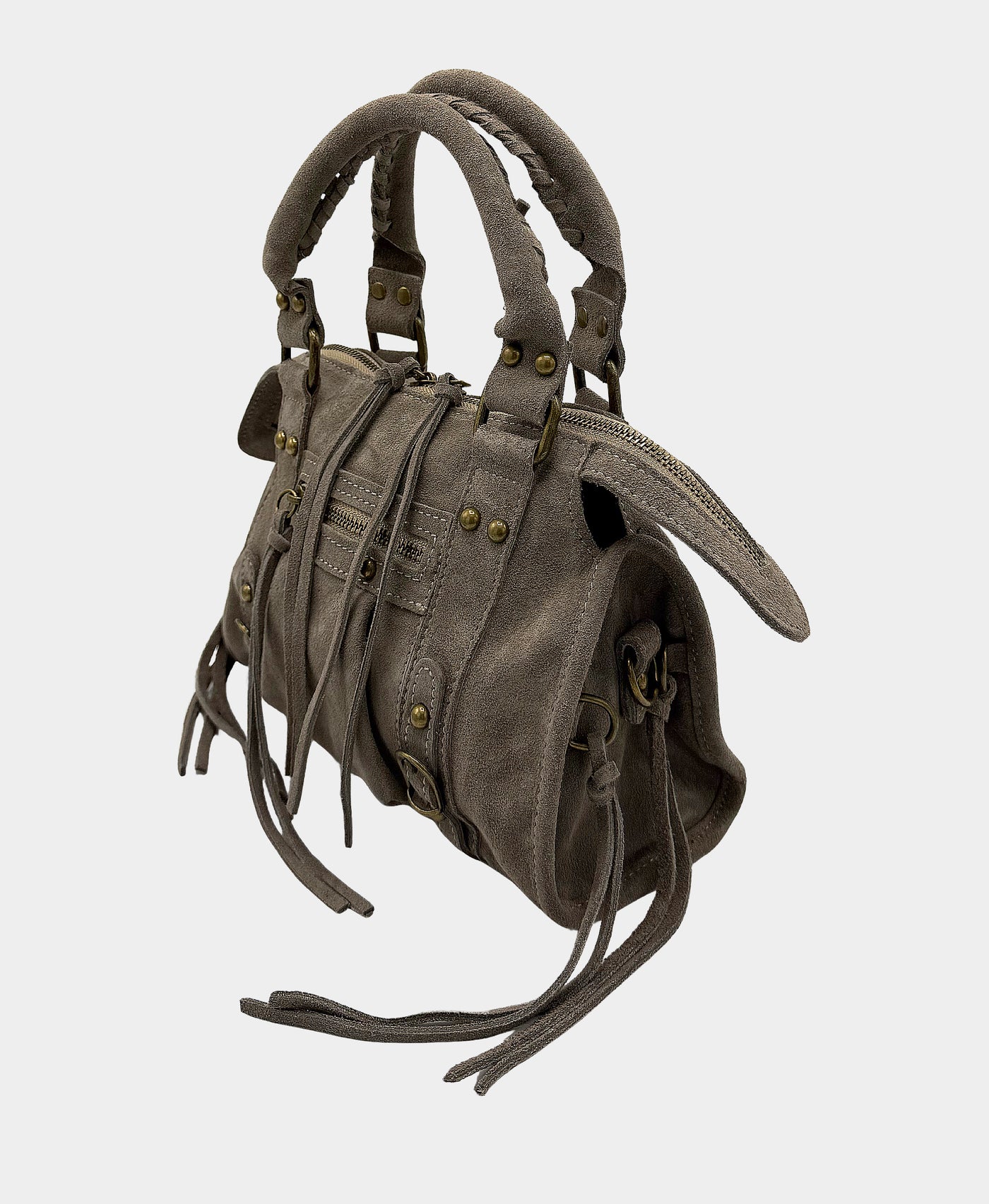 Small Suede Fringe Handbag view 5