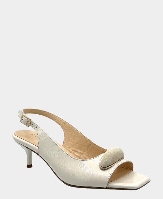 
Leather Slingback in OFF WHITE view 1