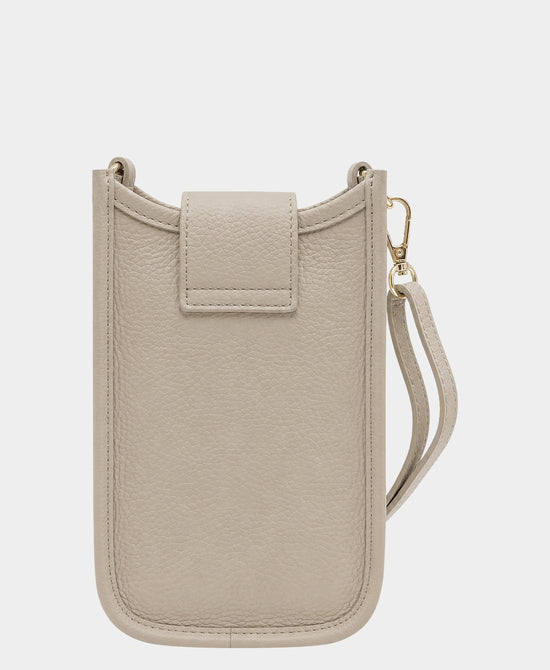 
Leather Woven Crossbody Bag in BEIGE view 2