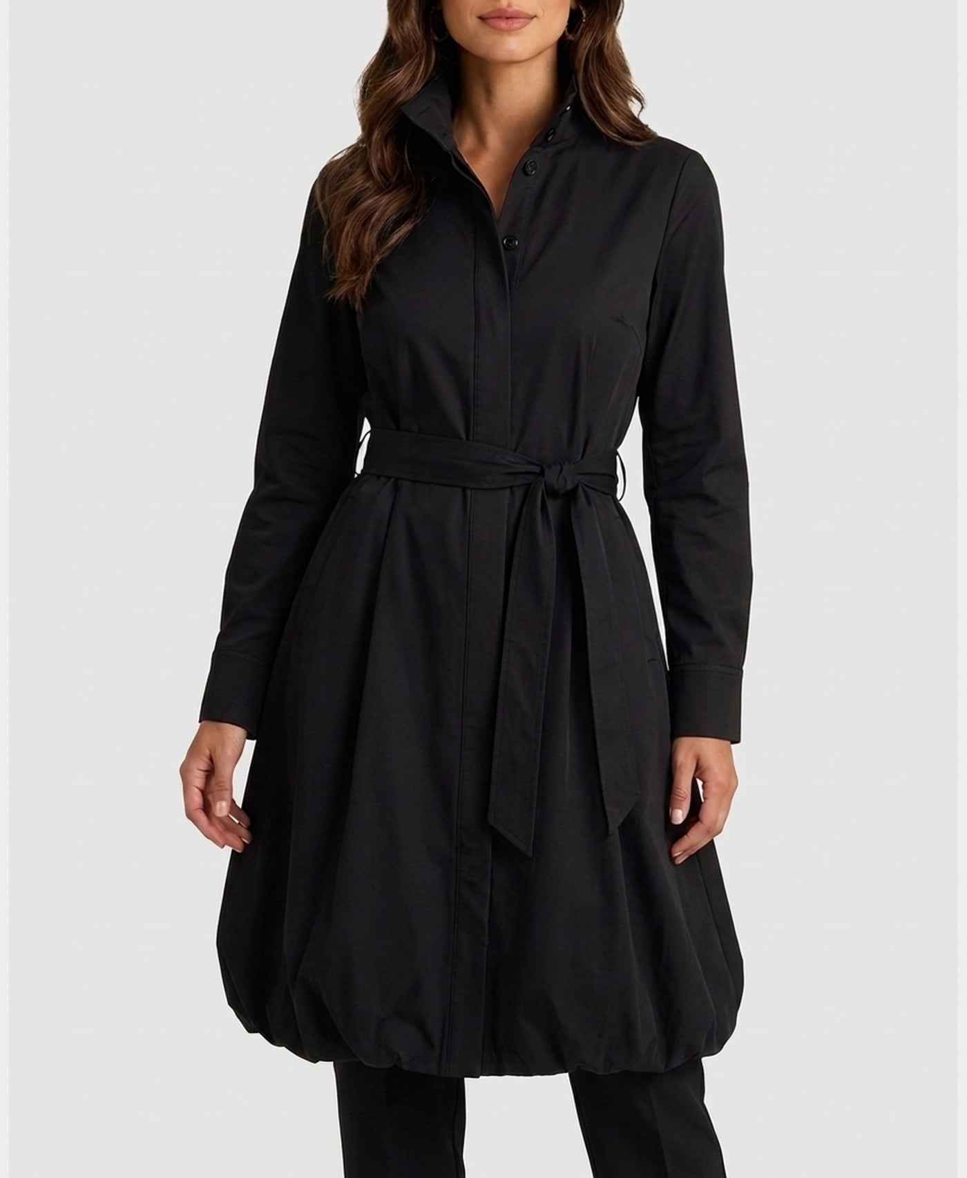 Microfabric Bubble Trench Coat – FOX'S - Online
