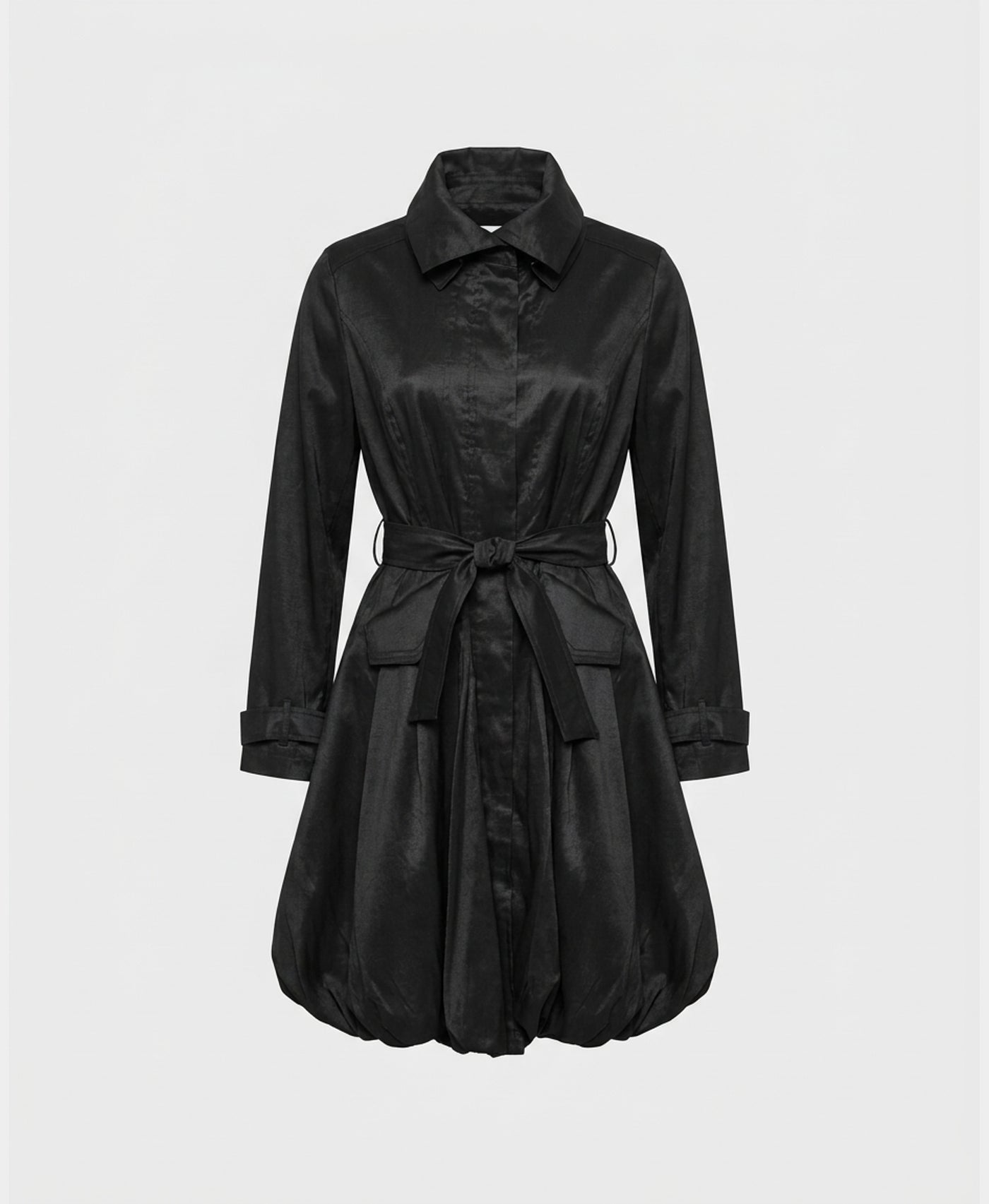 Microfabric Bubble Trench Coat – FOX'S - Online