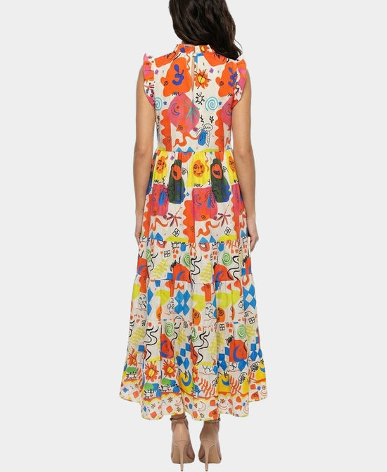 Printed Maxi Dress view 2